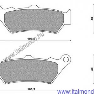 fékbetét RS 125-PEGASO 650-F650-QUOTA szinter BRENTA