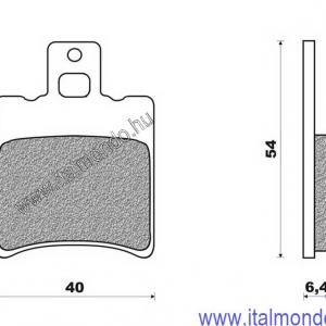 fékbetét SR-RALLY-AMICO-NRG-KATANA-AEROX BRENTA