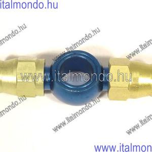 fékcsővég szemes egyenes elosztó kék alu ALLEGRI CESARE