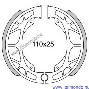 fékpofa SR-RALLY-SCARABEO-F10-F12 hátsó