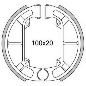 fékpofa TYPHOON-STORM-NRG-FREE-SFERA-ZIP nem válla BRENTA