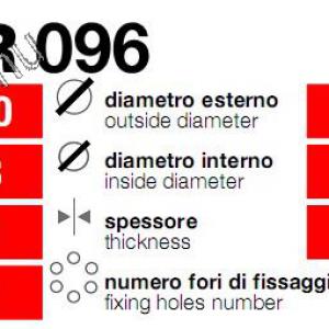 féktárcsa BETA EIKON 125-150 hátsó GRIMECA