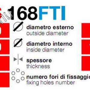 féktárcsa HUSQUARNA CR-WR-TE-TC 125-610 első GRIMECA