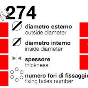 féktárcsa HUSQUARNA CR-WRTC-TE 125-610 első GRIMECA