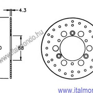 féktárcsa SH 50-NSR 50-FLIPPER-WHY NEWFREN