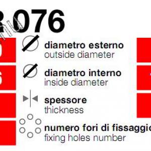 féktárcsa SUPER HEXAGON 125-180 első GRIMECA