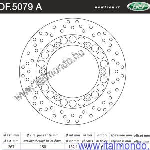 féktárcsa T-MAX 500 04-06 hátsó SR 125-RD 500 első CIF
