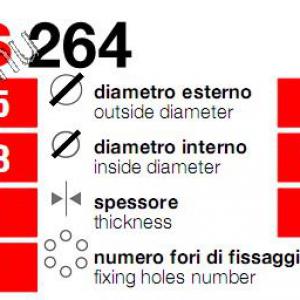 féktárcsa YAMAHA YZ-WR-YZF-WR F 125-400 első GRIMECA