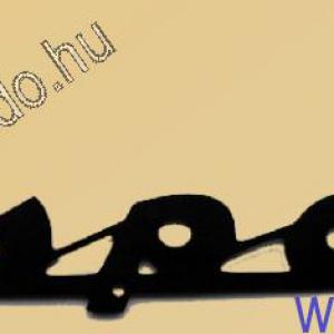 felirat 'VESPA GL' fekete CIF