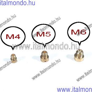 főfúvóka M 5 menettel Dell'Orto DELL'ORTO