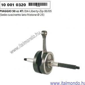 főtengely ZIP 50-ET4-LIBERTY 4T D=25 csapágy RMS