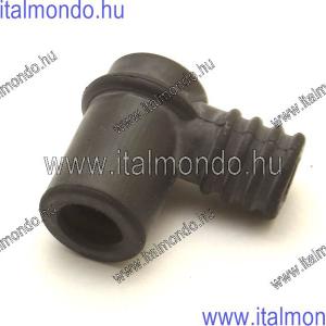 gyertyapipa gumi fekete 4X10 M4 menetre