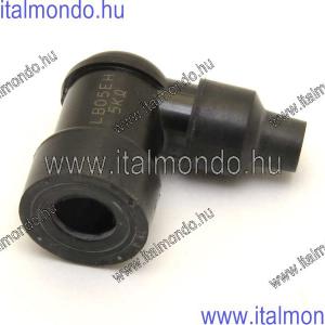 gyertyapipa robogóhoz 5Kohmos fekete nagy fej rövi NGK