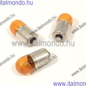 izzó 12V 10W narancs BAU15S eltolt csapos FLÖSSER FLÖSSER