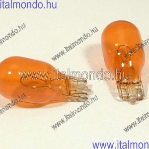 izzó 12v 18w T15 üvegfoglalatos narancs