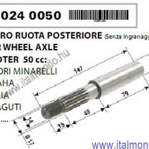 keréktengely hátsó csupasz MINARELLI RMS