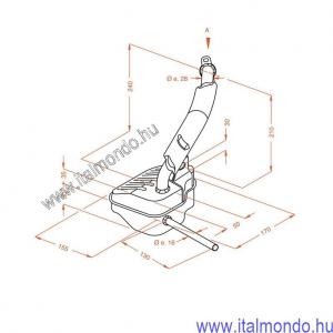 kipufogó VESPA 50 SPECIAL SITO