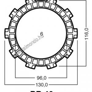 kuplunglamella ETX 350 1987-90 csak kopó 6db-os NEWFREN