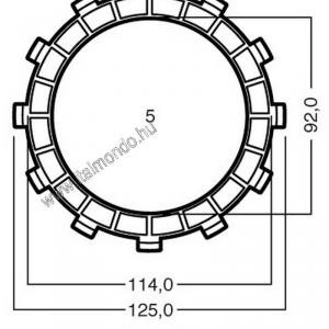 kuplunglamella MINARELLI MR4-6 ADIGE