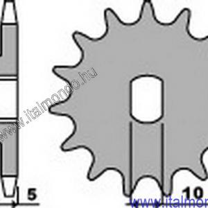 lánckerék első BENELLI-FANTIC-MINARELLI Z=13 CIF