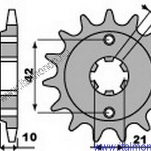 lánckerék első CAGIVA CANYON-RIVER-T4 350-600 P.B.R.