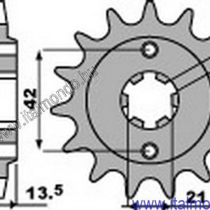 lánckerék első DUCATI 350-650-ELEFANT 650 P.B.R.