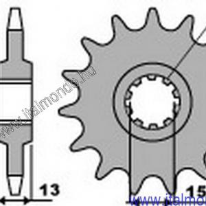 lánckerék első FANTIC CABALLERO 50-80 P.B.R.
