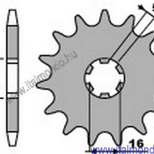 lánckerék első GAS GAS TXT-PAMPERA 125-250 P.B.R.