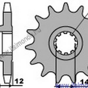 lánckerék első GILERA GSM-H@K-RK P.B.R.