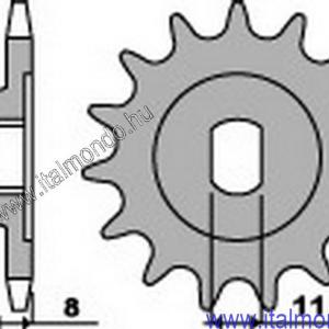 lánckerék első lapolt tengelyre P.B.R.