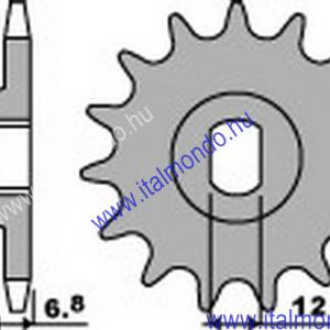 lánckerék első MALAGUTI GRIZZLY 50 P.B.R.