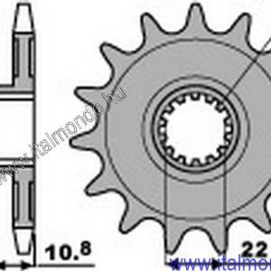 lánckerék első RXV 450 P.B.R.