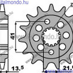 lánckerék első XR 650R 2000-2008 P.B.R.