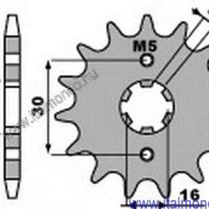 lánckerék első YAMAHA YBR-TTR 125 P.B.R.