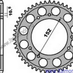 lánckerék hátsó CAGIVA CANYON 500-600 P.B.R.