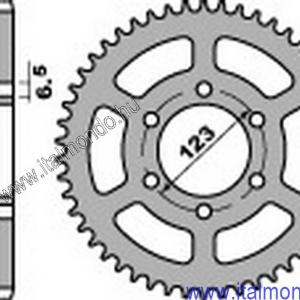 lánckerék hátsó DERBI GP1 P.B.R.