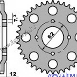 lánckerék hátsó FANTIC SUPER ROCKET-GARELLI VIP P.B.R.