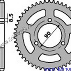 lánckerék hátsó MALAGUTI DRAKON P.B.R.