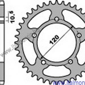 lánckerék hátsó RS 125 2006-  520-hoz P.B.R.