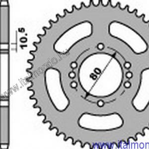 lánckerék hátsó YAMAHA TDR-TZR 50-DT 80-125-XT-TTR P.B.R.