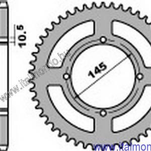 lánckerék hátsó YAMAHA XV-XVS 125-250-XT 600 P.B.R.