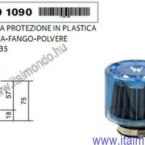 levegőszűrő D=35 egyenes RMS