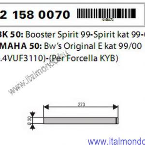 teleszkópszár BOOSTER '99 KYB 30x273mm párban RMS