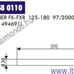 teleszkópszár RUNNER 125 RMS