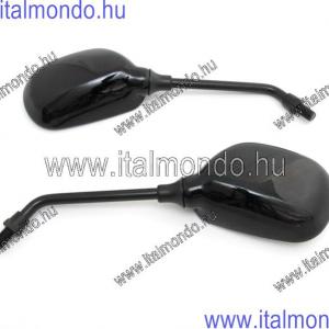 tükör ovális fekete M10 párban