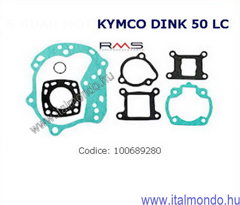 tömítésgarnitúra KYMCO DINK 50 vizes RMS
