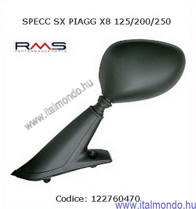 tükör bal X8 125-200-250 RMS