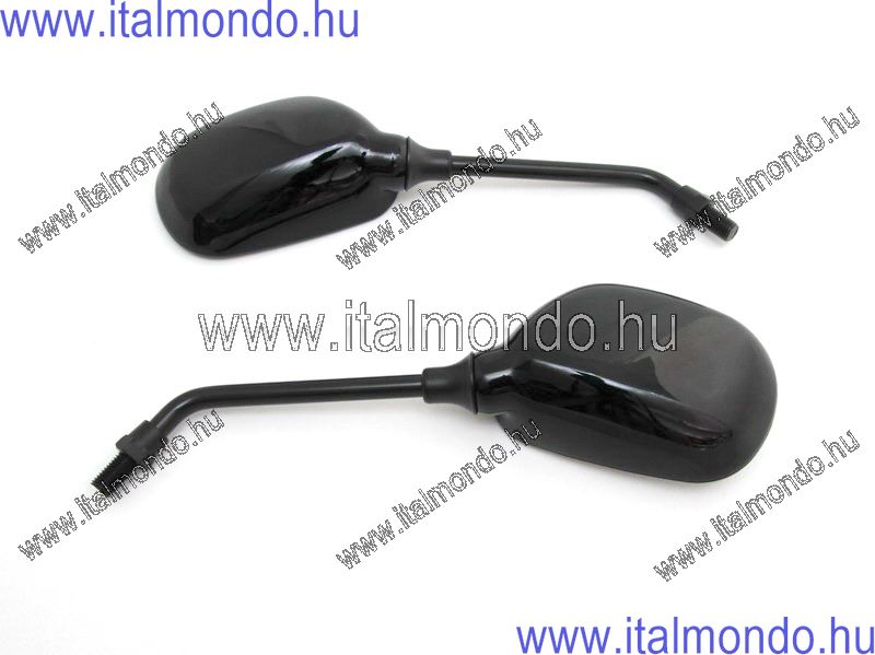 tükör ovális fekete M10 párban