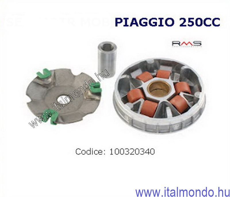 variátor BEVERLY-X7-ATLANTIC-SPORTCITY 250-300 RMS