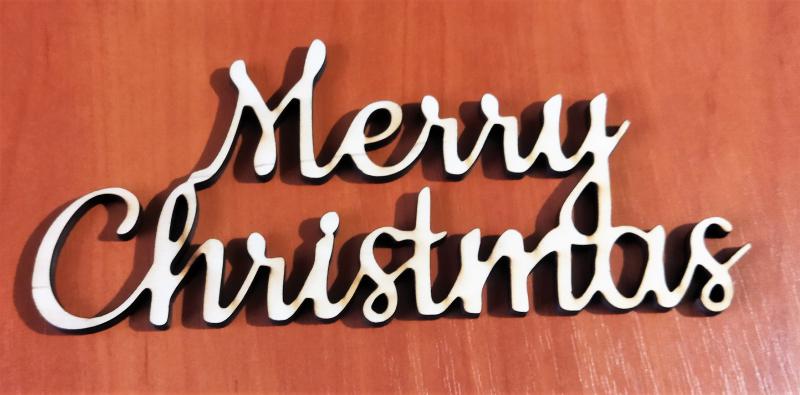 Merry Christmas,Boldog Karácsonyt írott felirat